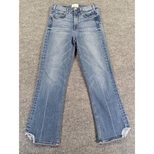McGuire Gainsburg Bootcut Jeans Womens 27 Medium Wash Step Hem High Rise 185E